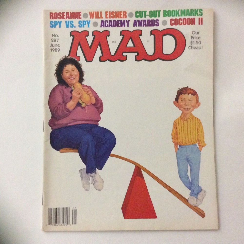 Mad Magazine issue #287 June 1989